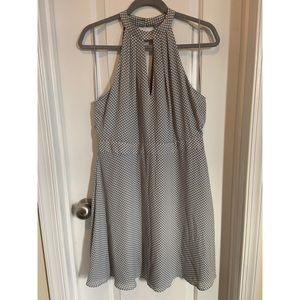 Express polka dot dress